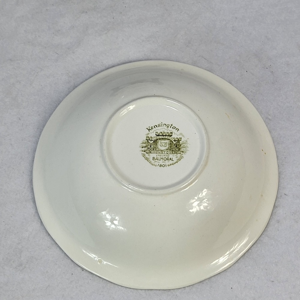 Kensington Balmoral 1801 Staffordshire Ironstone England Set 2 Bowls 6.5" - Picture 5 of 10